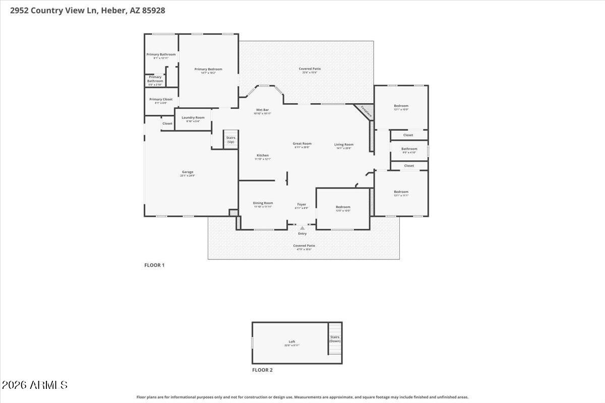 2952 Country View Lane Overgaard, AZ 85933 - Photo 78 of 81 a picture of floor plan