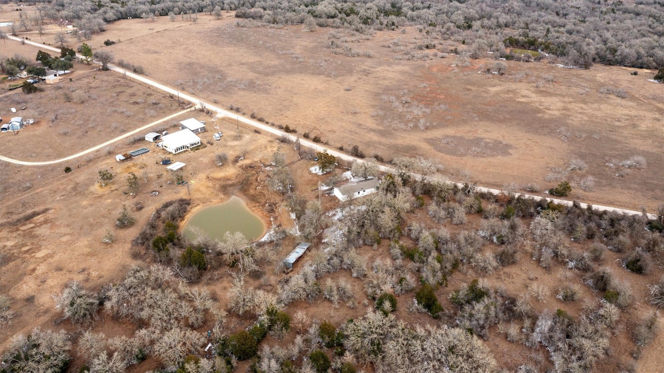 1100 County Road 474 Elgin, TX 78621 - Photo 38 of 40 Aerial overview of property's location with rural landscape