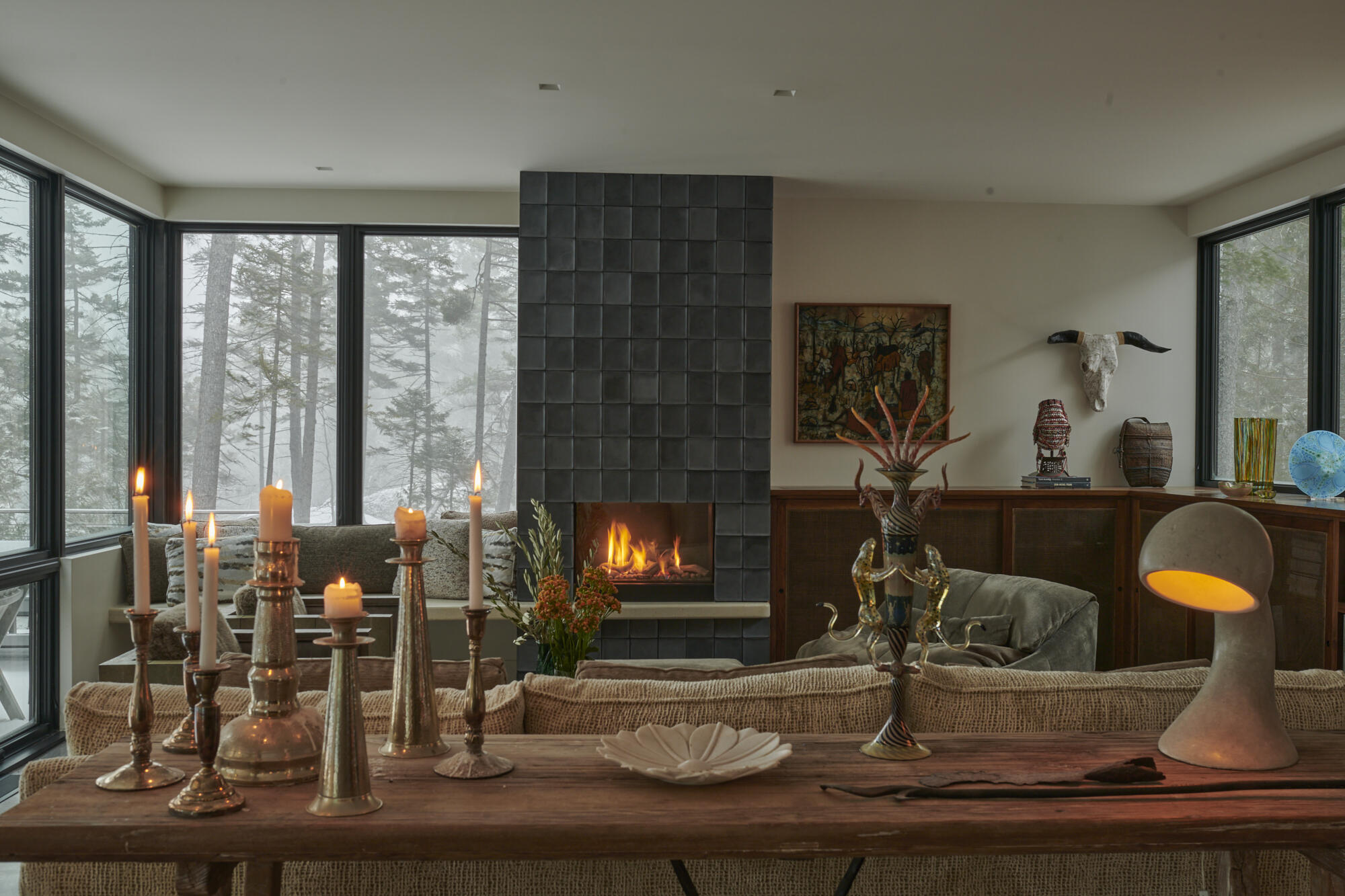 12 Moose Tuchus Point Dedham, ME 04429 - Photo 59 of 66 Living Room Detail Winter