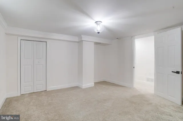 a view of an empty room