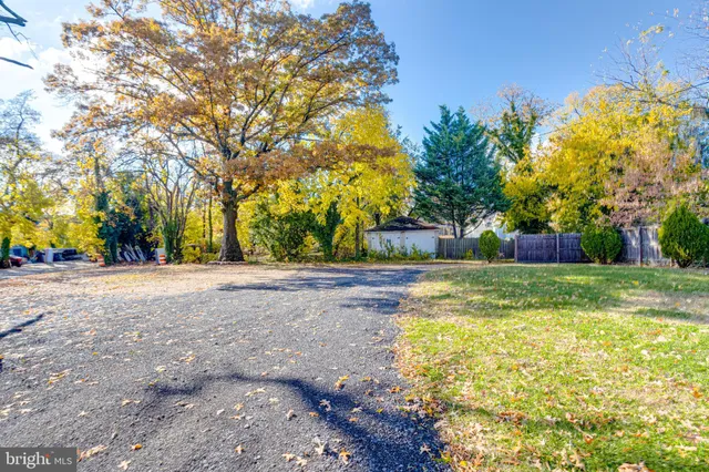 a view of yard with swimming pool