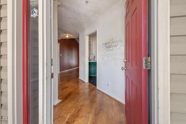 a view of front door