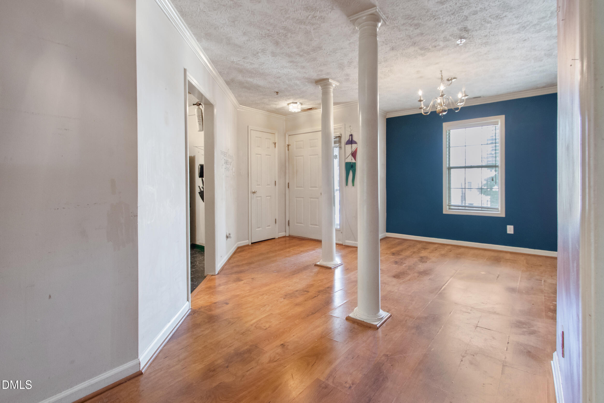 340 Bubble Creek Court, Unit 11 Fayetteville, NC 28311 - Photo 7 of 28 a view of livingroom with hardwood floor and window