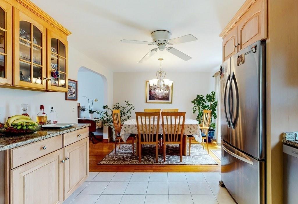 2 Wadsworth Road Arlington, MA 02476 - Photo 7 of 24 a view of entryway and hall with a dining table