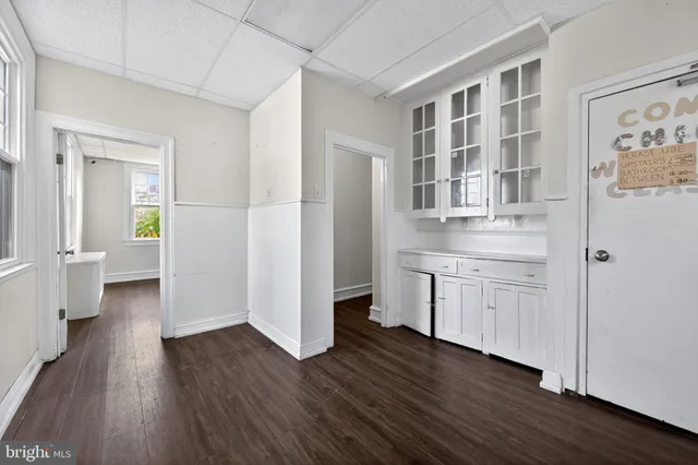 a view of an empty room