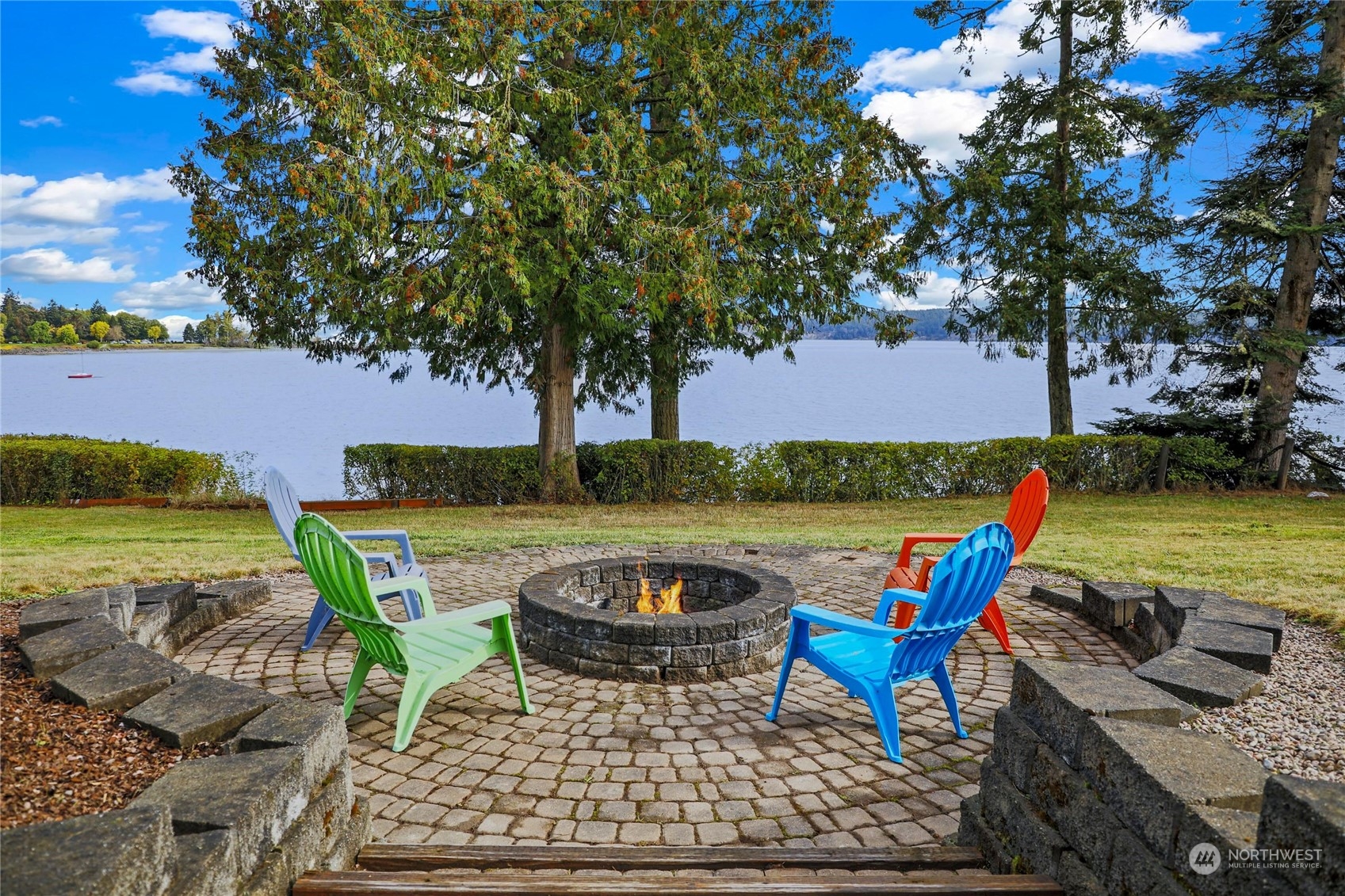 3217 West Sequim Bay Road Sequim, WA 98382 - Photo 18 of 40 a view of outdoor space with seating area