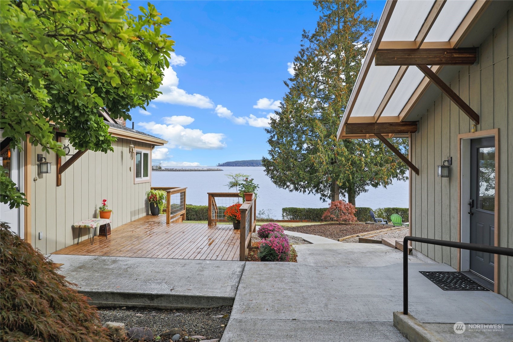 3217 West Sequim Bay Road Sequim, WA 98382 - Photo 21 of 40 a view of outdoor space with seating