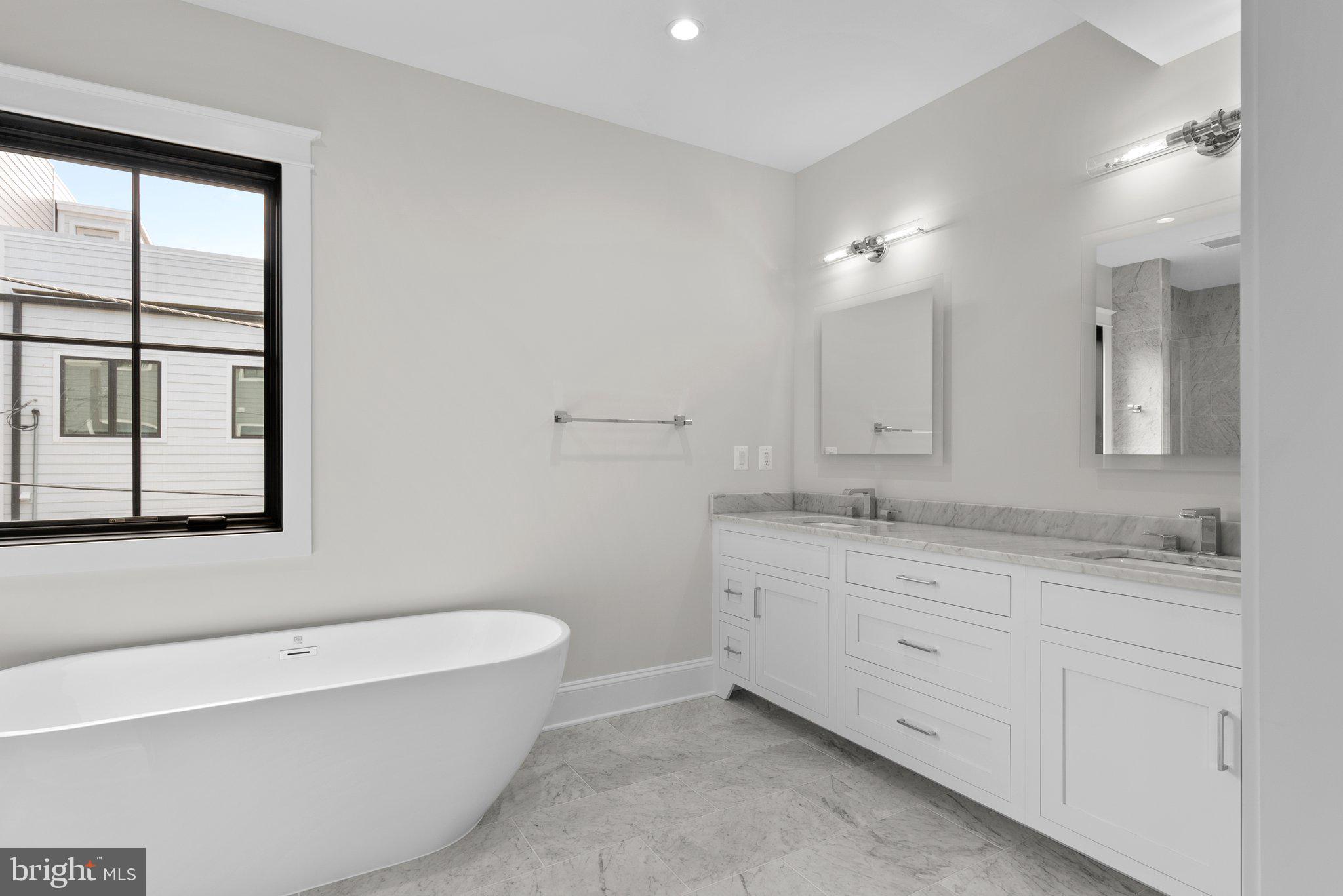 3713 R Street Northwest Washington, DC 20007 - Photo 23 of 48 Primary Luxury Bathroom