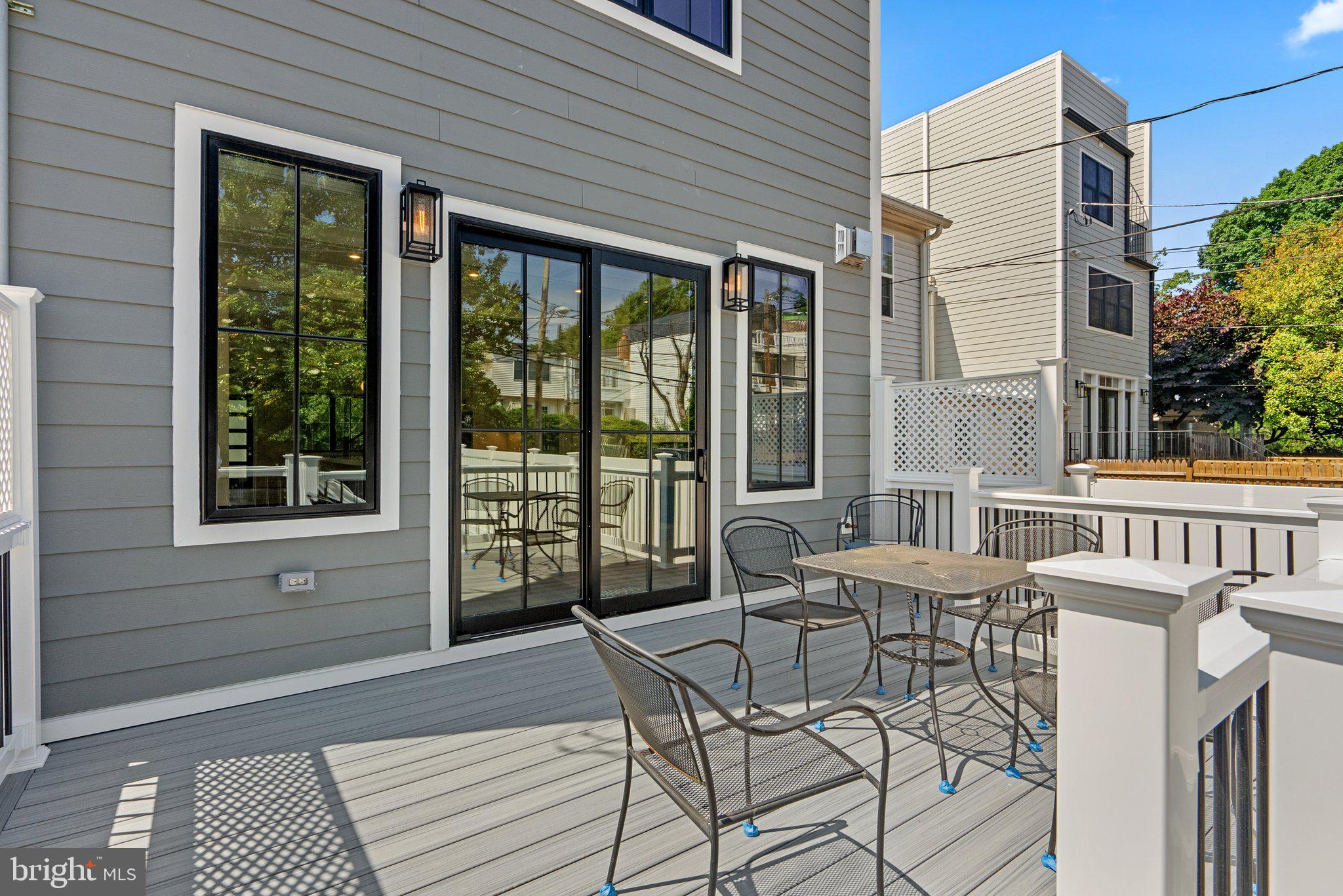 3713 R Street Northwest Washington, DC 20007 - Photo 45 of 48 Main Level Deck