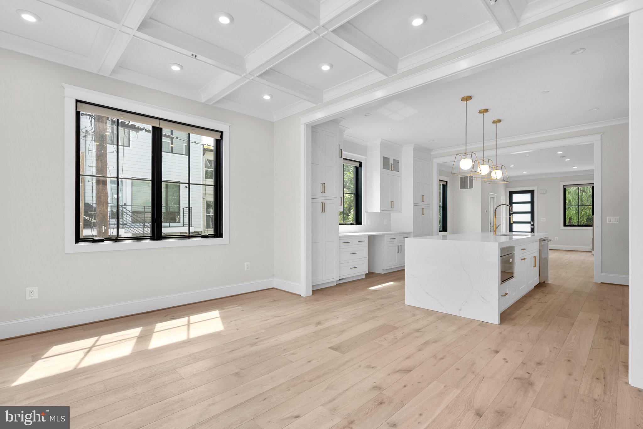 3713 R Street Northwest Washington, DC 20007 - Photo 8 of 48 Dining Room open to Kitchen