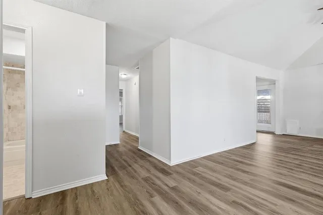 wooden floor in an empty room
