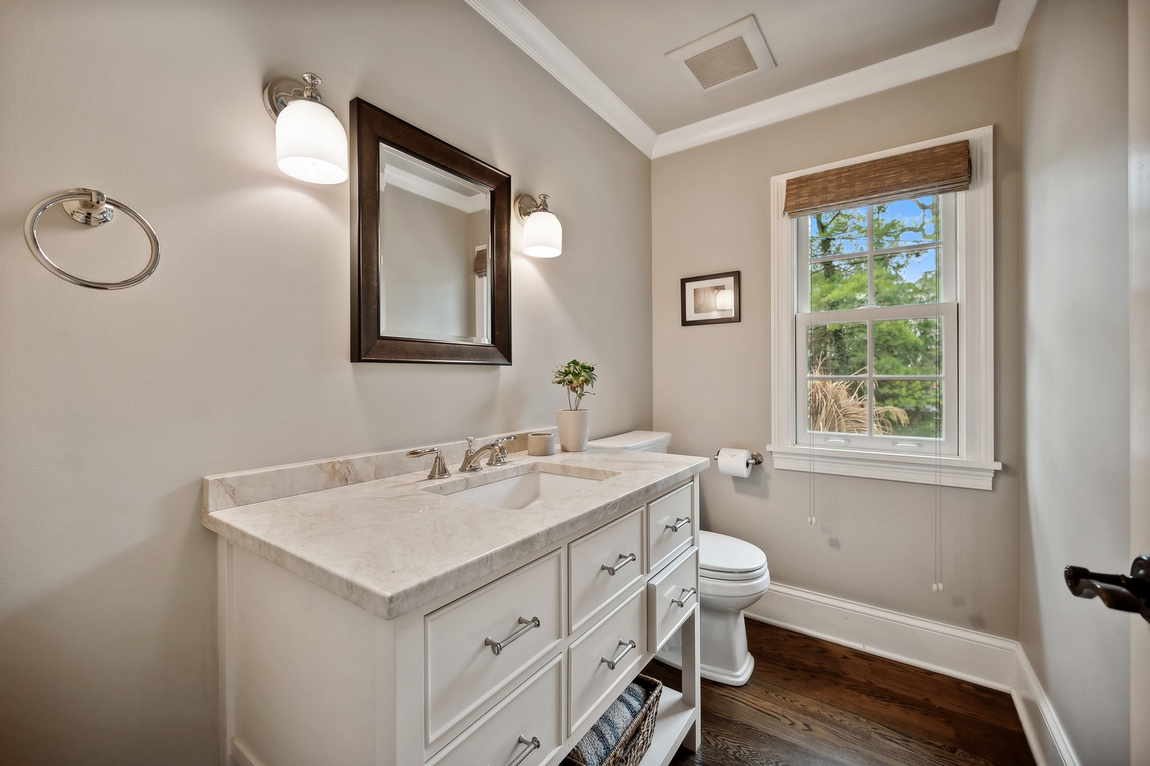 2002 Brandon Road Glenview, IL 60025 - Photo 15 of 37 a bathroom with a toilet sink and mirror