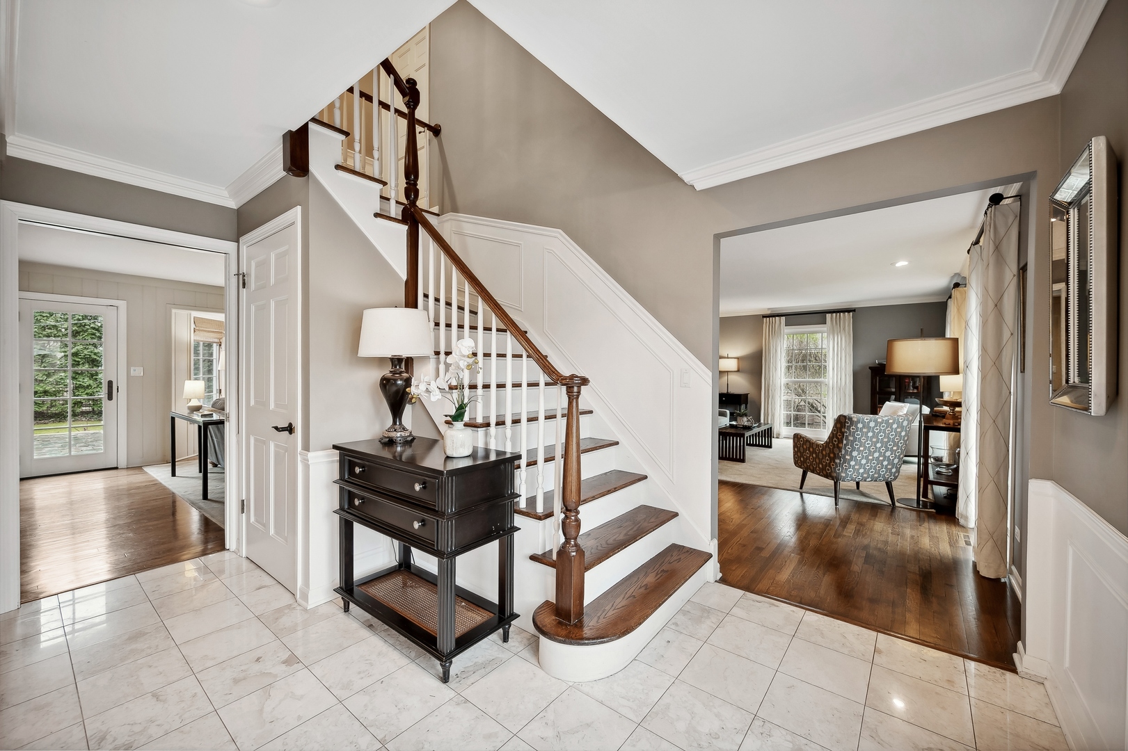 2002 Brandon Road Glenview, IL 60025 - Photo 3 of 37 a view of entryway and hall with dining room