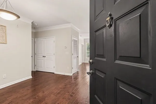 wooden floor in an empty room