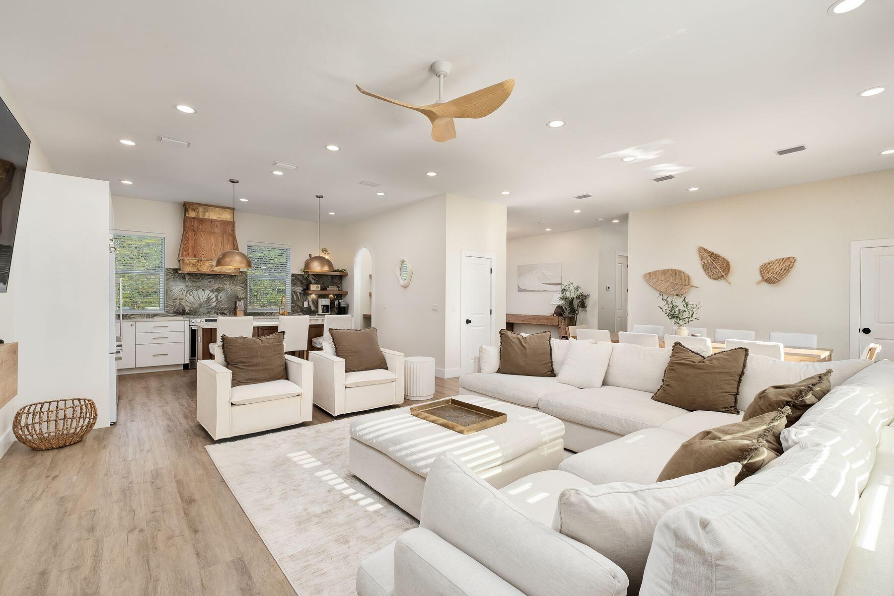 221 Hillcrest Road Santa Rosa Beach, FL 32459 - Photo 5 of 52 a living room with furniture and a large window