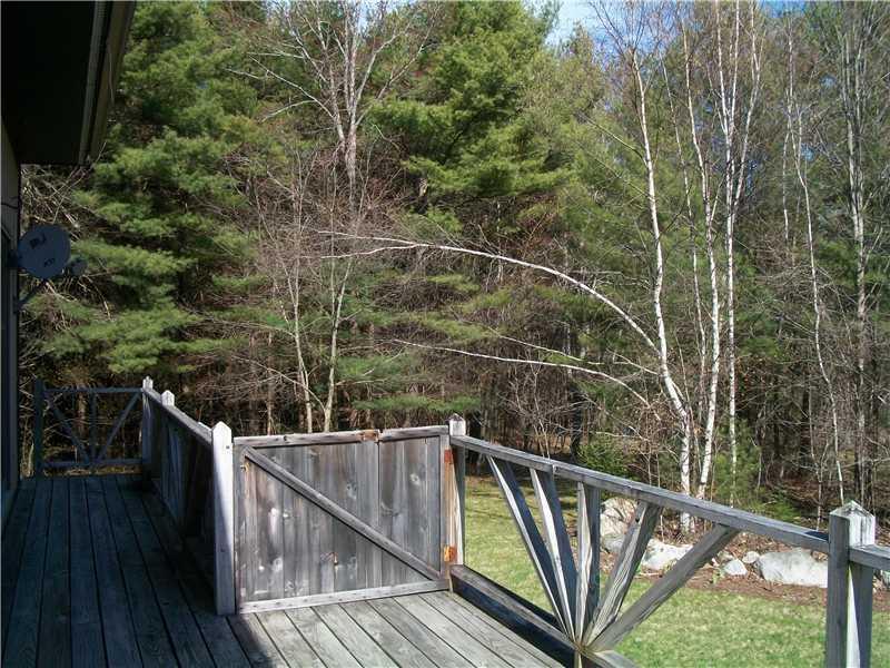 702 Head Tide Hill Road Alna, ME 04535 - Photo 8 of 32 View. View from Deck