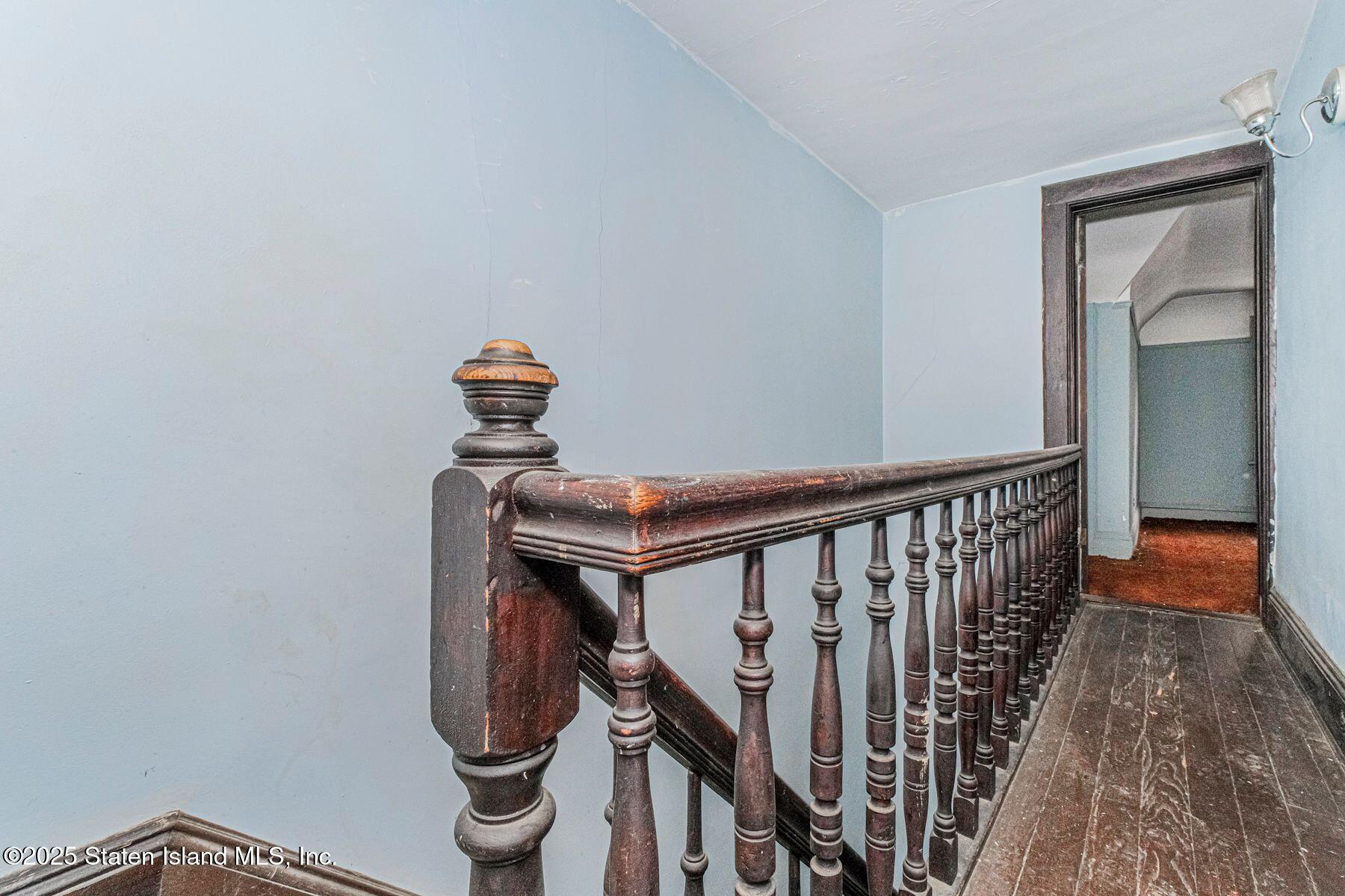 316 Sherman Street Brooklyn, NY 11218 - Photo 16 of 26 a view of entryway with wooden floor