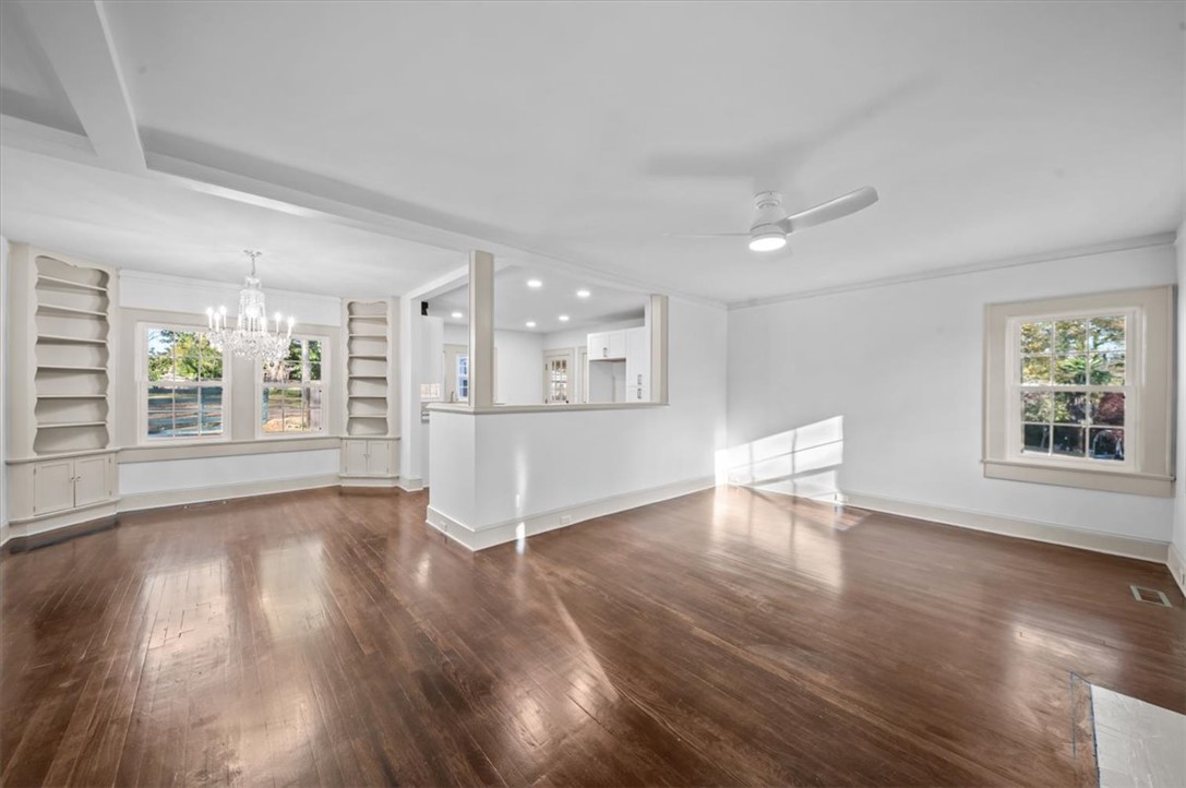 205 Walhalla Street Westminster, SC 29693 - Photo 4 of 35 Open Living, Kitchen, & Dining area.