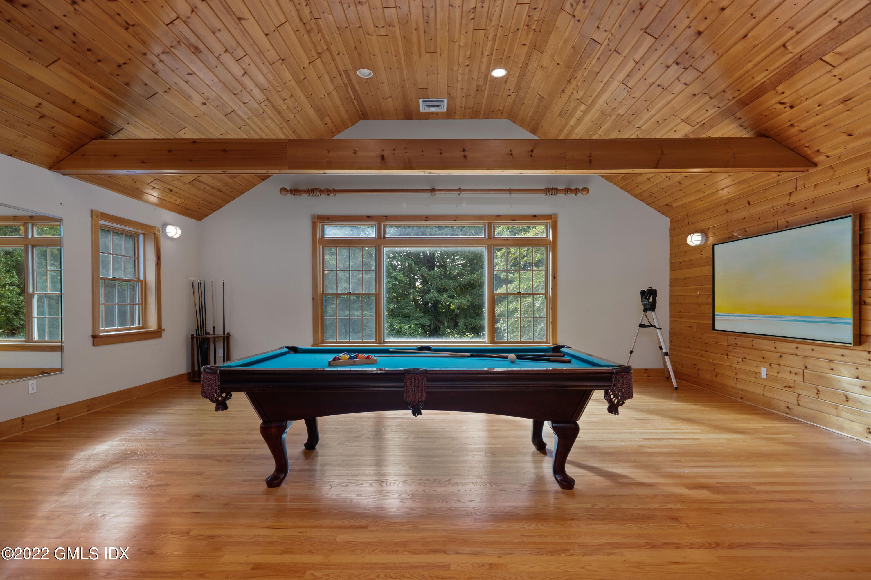 42 Angus Lane Greenwich, CT 06831 - Photo 30 of 39 a room with pool table and windows