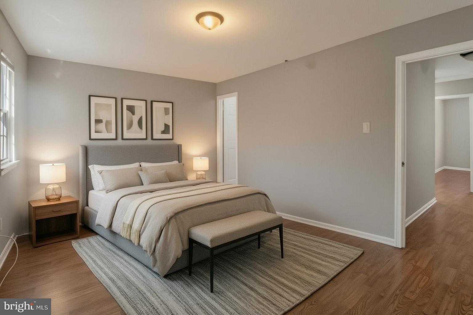 14620 Tynewick Terrace, Unit 2 Silver Spring, MD 20906 - Photo 13 of 30 Virtually Staged Primary Bedroom