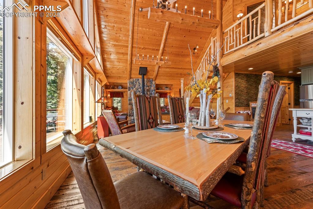163 Wonder Trail Rye, CO 81069 - Photo 12 of 50 a view of a patio with a table and chairs
