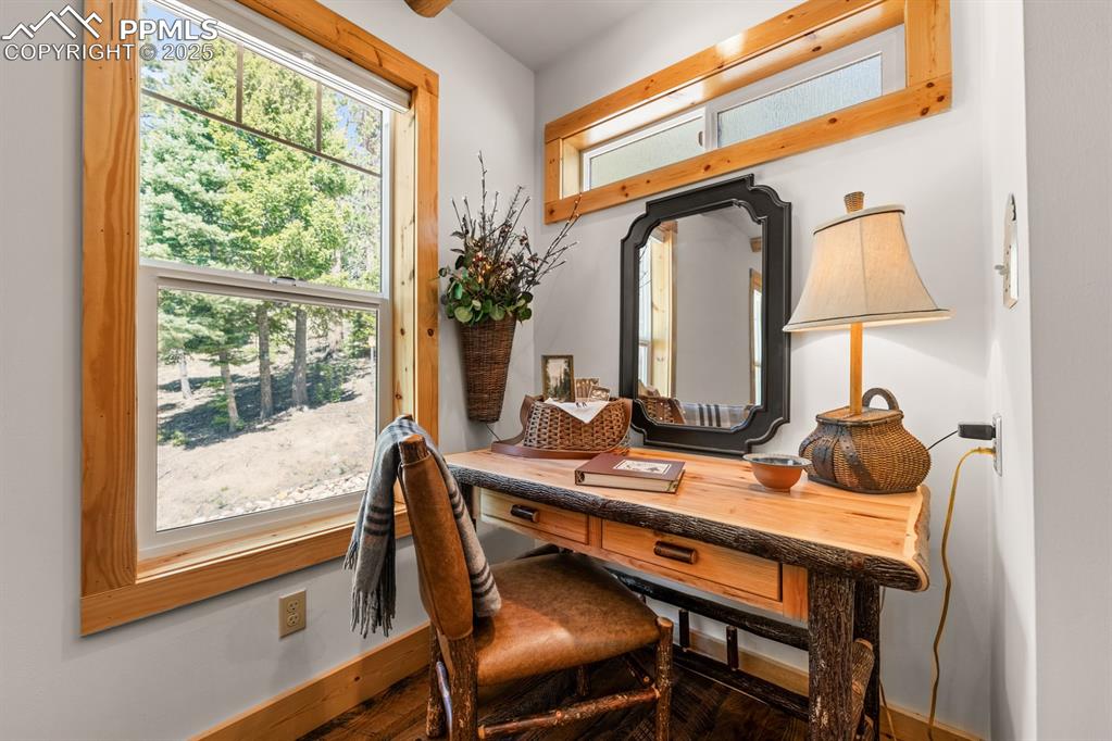 163 Wonder Trail Rye, CO 81069 - Photo 31 of 50 a view of a dining room with furniture and a window