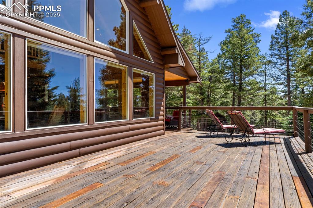 163 Wonder Trail Rye, CO 81069 - Photo 45 of 50 a view of sitting area with furniture and wooden floor