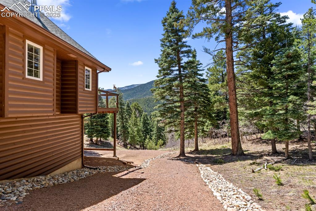 163 Wonder Trail Rye, CO 81069 - Photo 49 of 50 a backyard of a house with large trees