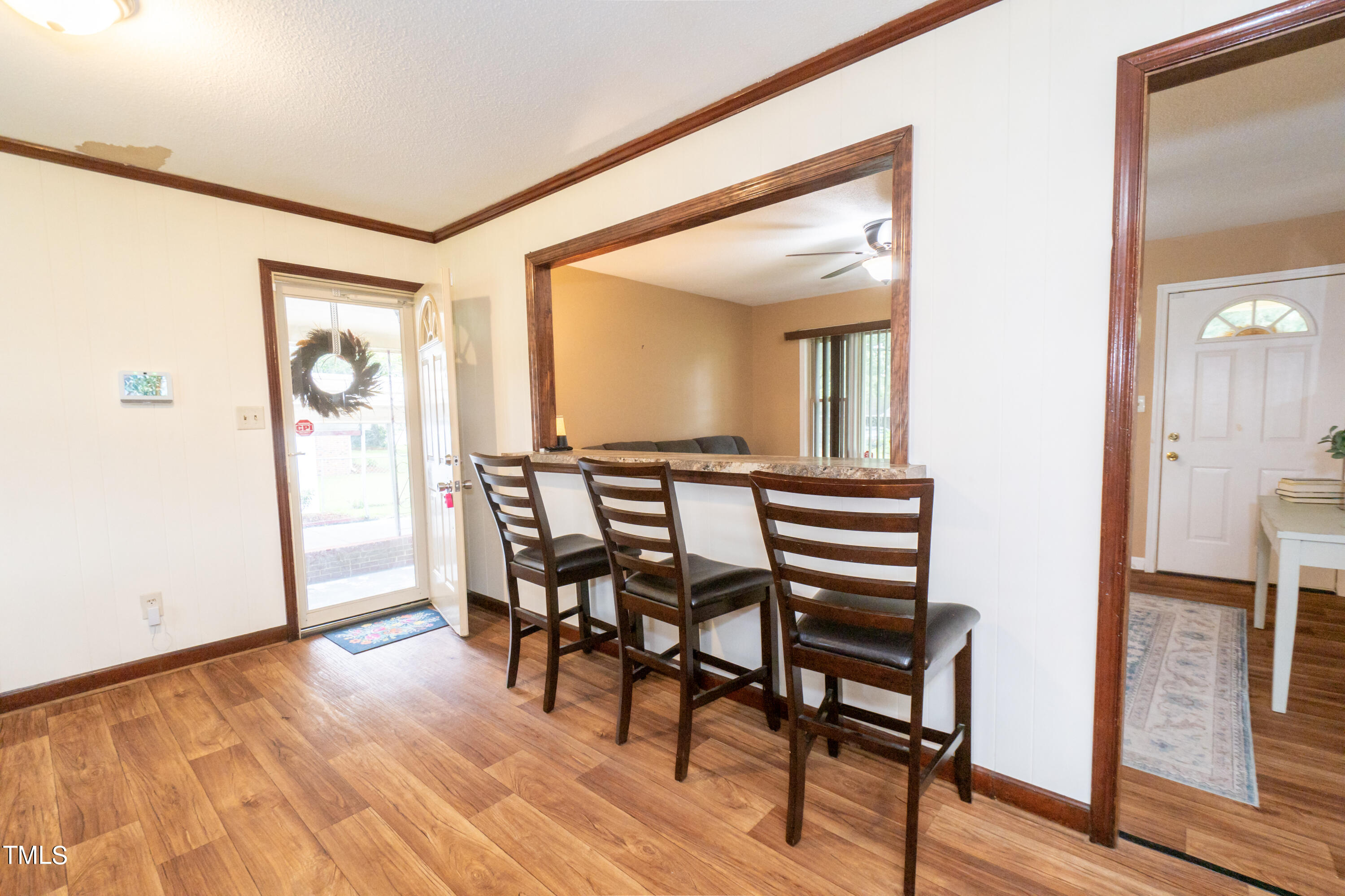 222 Rollingwood Drive Dudley, NC 28333 - Photo 5 of 14 a view of a livingroom with furniture and wooden floor