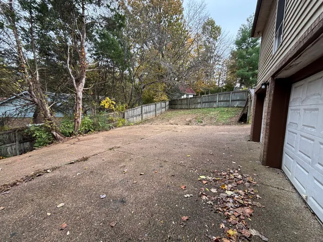 a view of backyard and outdoor space