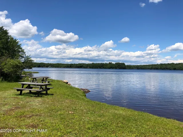 a view of a lake with a lake