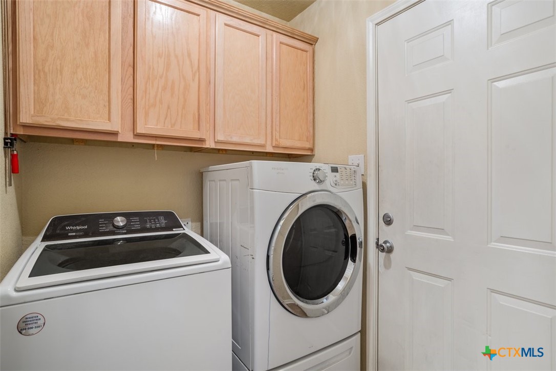 8 Sycamore Court Belton, TX 76513 - Photo 24 of 30 a utility room with dryer and washer
