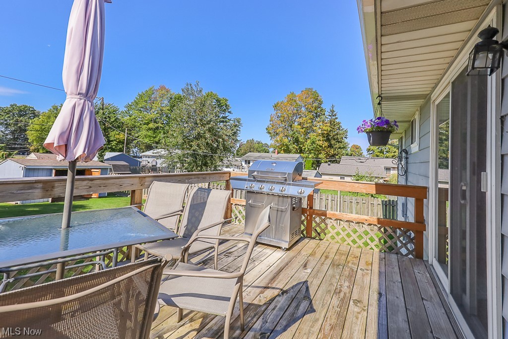 1826 Sandgate Road Madison, OH 44057 - Photo 26 of 29 Wooden terrace with a grill