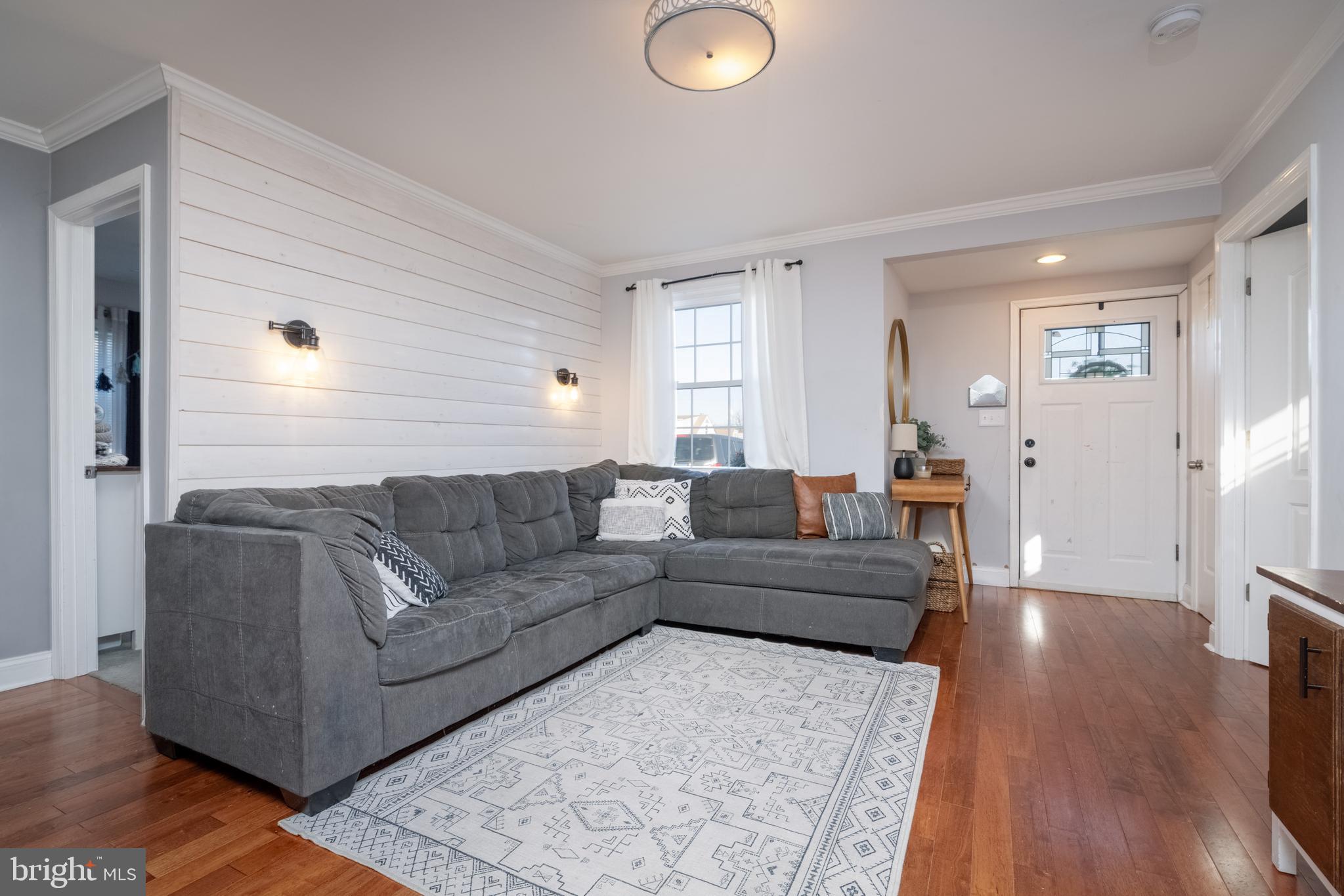 3126 Sollers Point Road Dundalk, MD 21222 - Photo 3 of 33 Open concept living room with shiplap