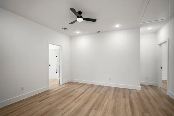 wooden floor in an empty room