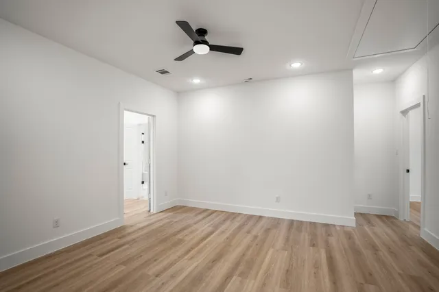 wooden floor in an empty room