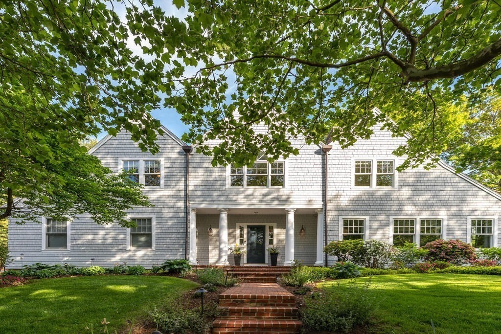6 Hampton Road Lexington, MA 02421 - Photo 1 of 41 front view of a house with a yard