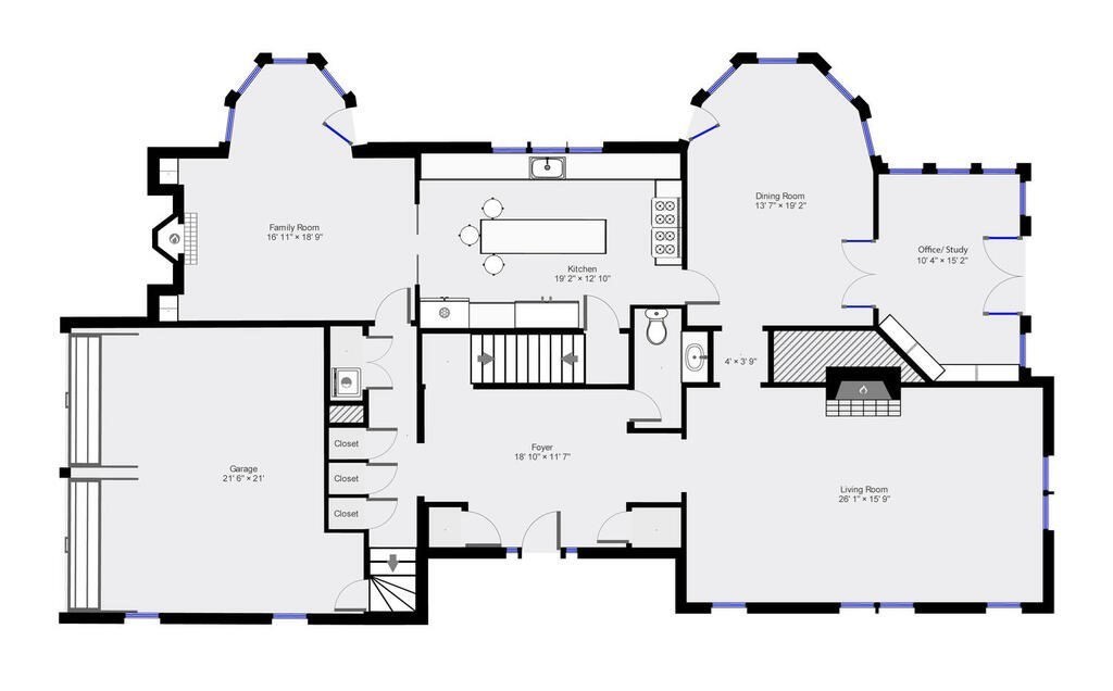 6 Hampton Road Lexington, MA 02421 - Photo 39 of 41 a picture of floor plan