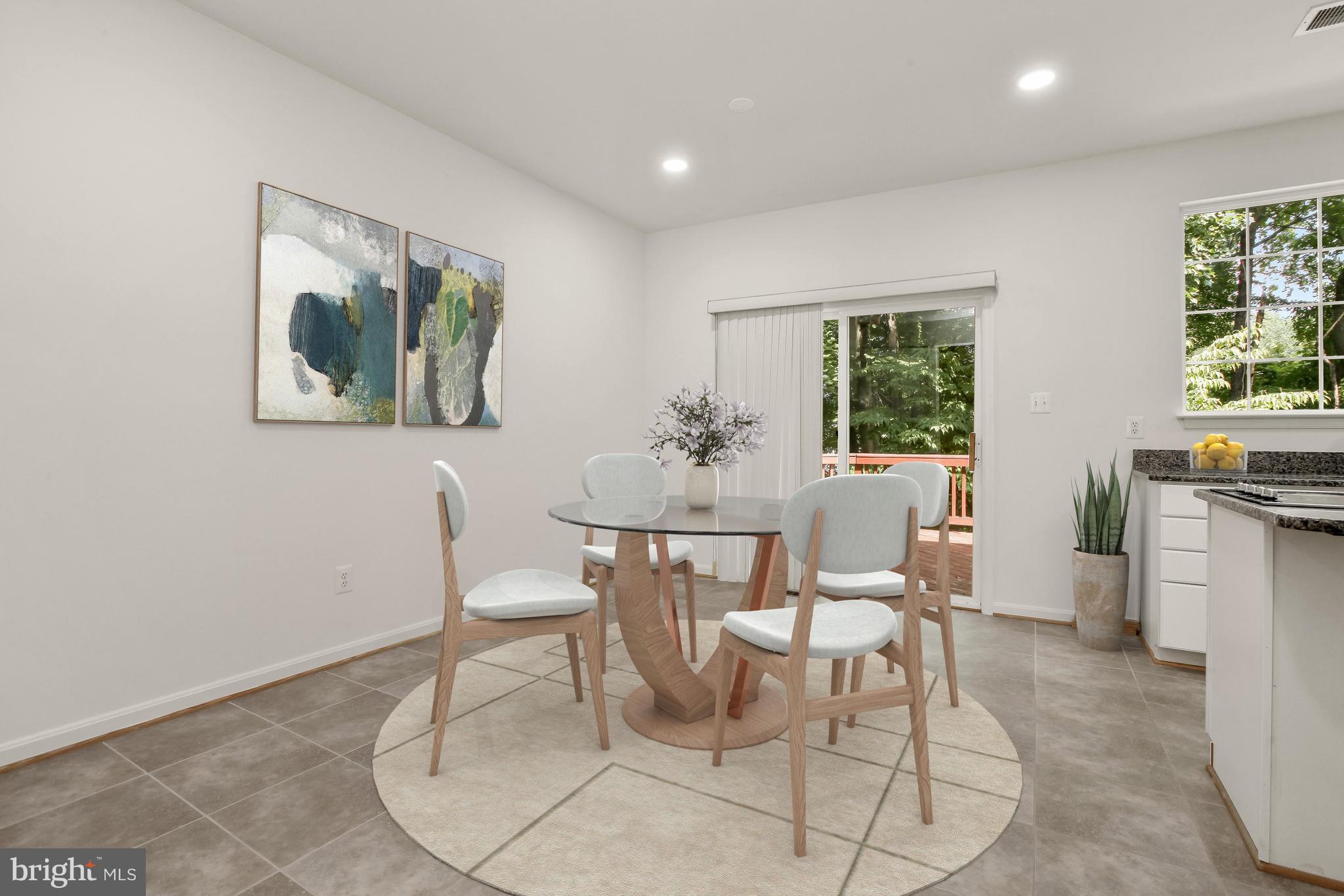 4603 Buckhorn Ridge Fairfax, VA 22030 - Photo 5 of 55 Virtually Staged Breakfast Room