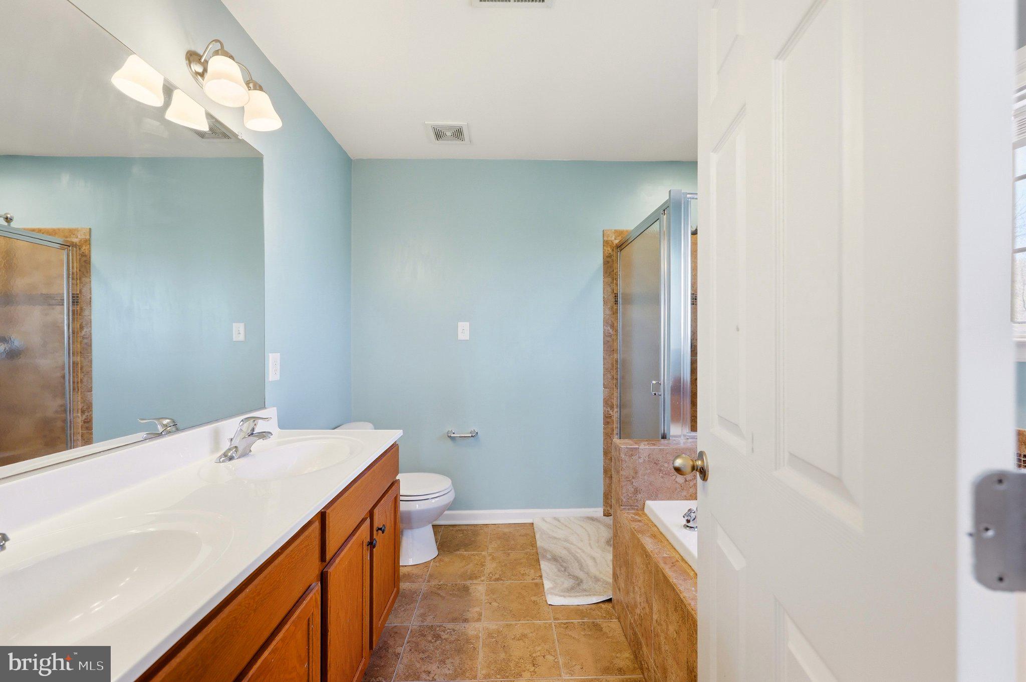 486 Calvert Circle Bunker Hill, WV 25413 - Photo 26 of 52 a bathroom with a tub sink and mirror