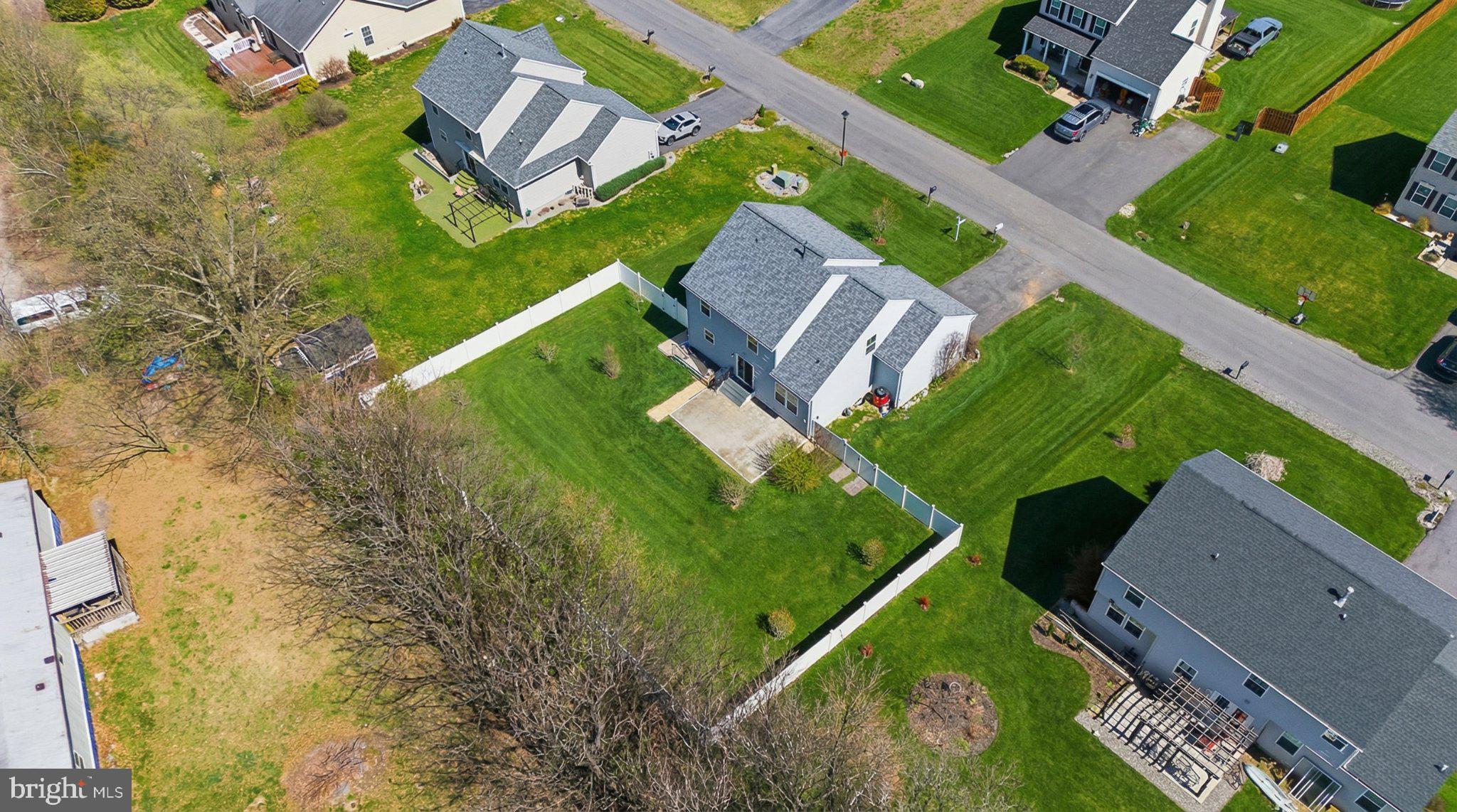 486 Calvert Circle Bunker Hill, WV 25413 - Photo 48 of 52 an aerial view of a house