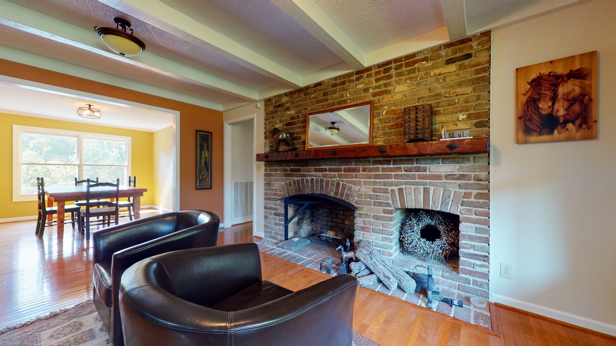 4741 Cathey Ridge Road Manchester, TN 37355 - Photo 22 of 50 a living room with furniture and a fireplace