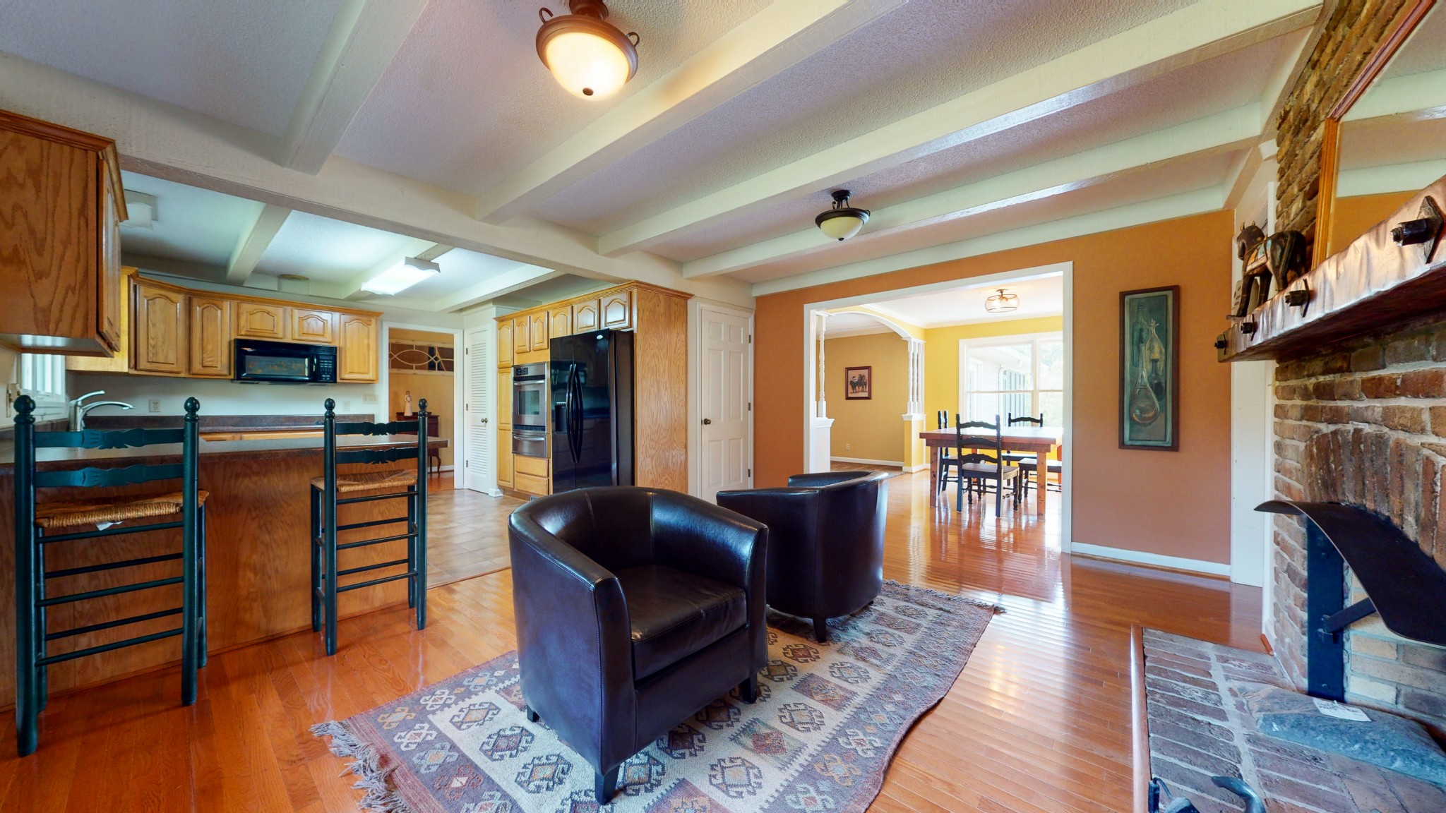 4741 Cathey Ridge Road Manchester, TN 37355 - Photo 23 of 50 a living room with furniture and a kitchen view