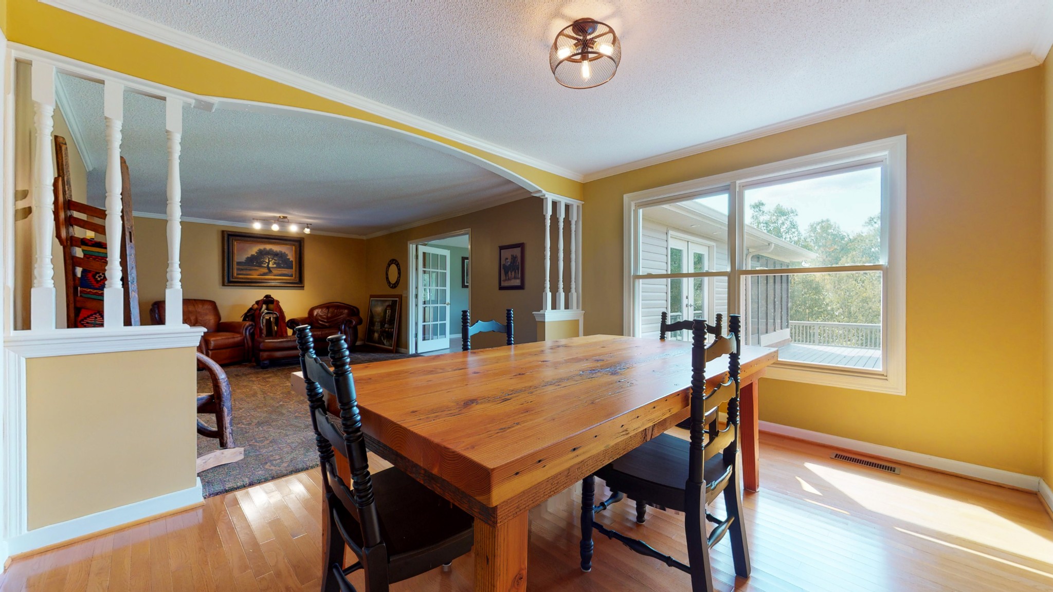 4741 Cathey Ridge Road Manchester, TN 37355 - Photo 30 of 50 a view of a dining room with furniture window and wooden floor