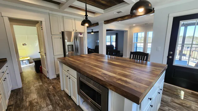 a view of living room and utility room
