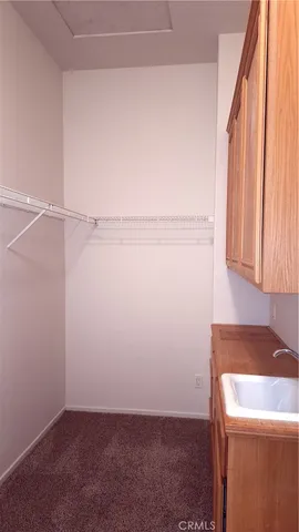 a room with a washer and dryer