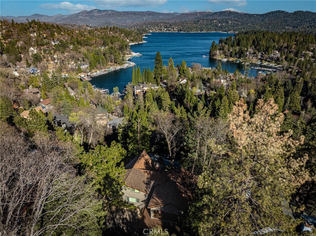 27550 North Bay Road Lake Arrowhead, CA 92352 - Photo 7 of 32 a view of a lake with a mountain