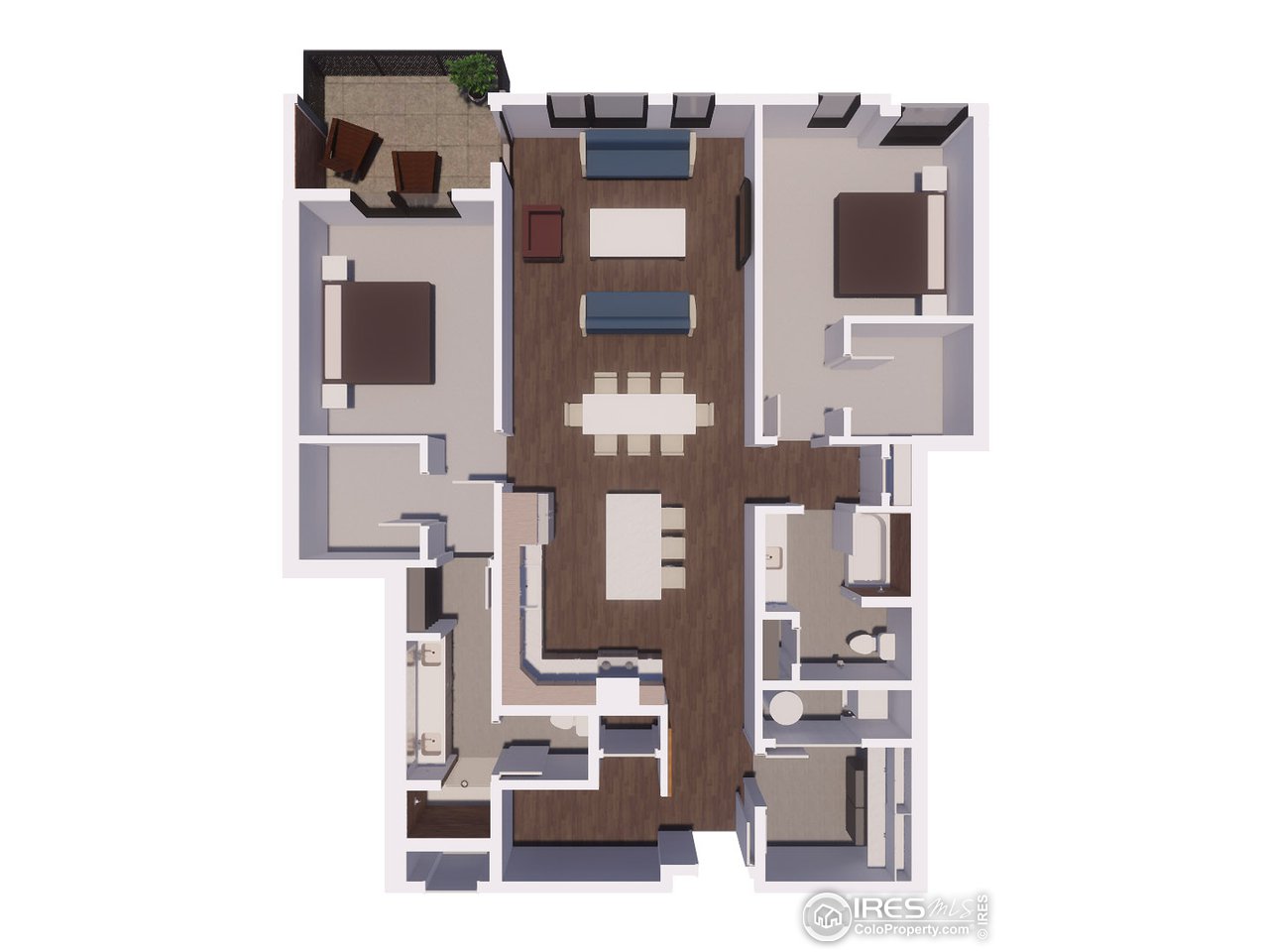 2718 Pine Street, Unit 302 Boulder, CO 80302 - Photo 24 of 24 a picture of a very nice looking living room with furniture