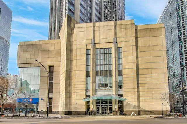 view of a building with a street