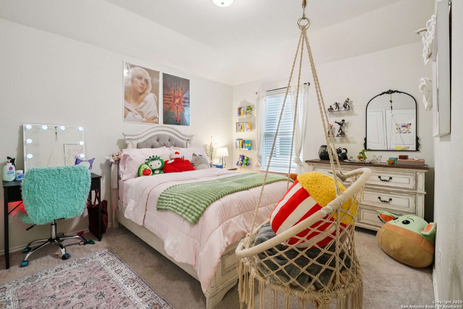 9028 Curling Post Schertz, TX 78154 - Photo 29 of 37 a bedroom with a bed and a window